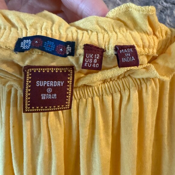 Yellow Summer Dress from Superdry - Size: US 8 - Picture 3 of 4